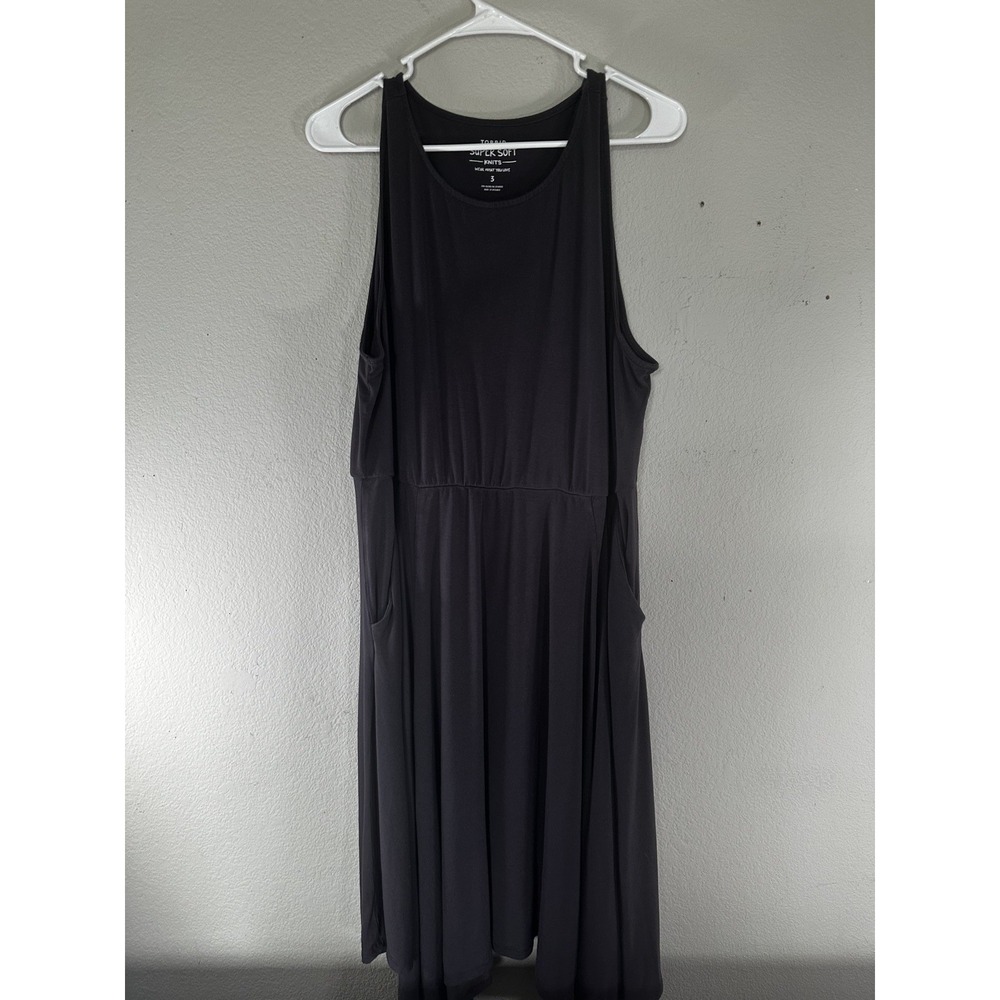Torrid Midi Super Soft Skater Dress Womens Plus‎ Size 3 Nine Iron Gray Stretch